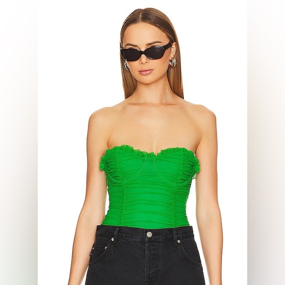 MAJORELLE Green Bodysuit Sz. XS - Picture 7 of 7